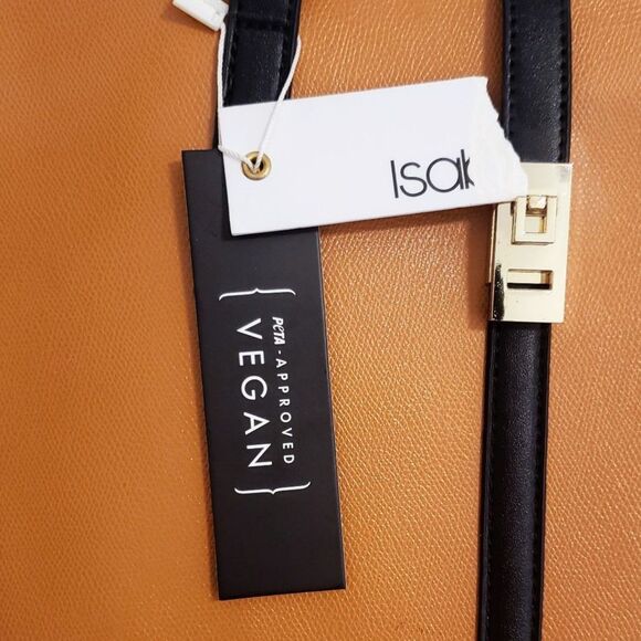 Isabelle Vegan NWT - Handbag Satchel Purse w/ Clutch  - Tan & Black - Picture 8 of 8